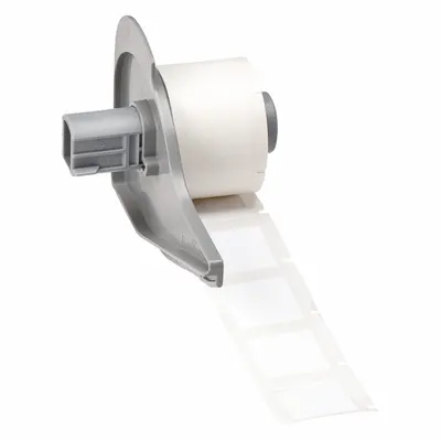 BRADY Pre-Cut Label Stock Roll: 29/32 in Label Ht, 29/32 in Label Wd, 29/32 in Roll Lg - Brady Cryogenic Thermal Transfer Precut Label Rolls
