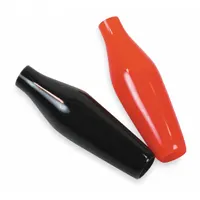 This 2-pack of alligator clips features black insulation and is designed for use with battery testers. They provide a temporary connection for testing batteries and electrical circuits in automotive and maintenance applications