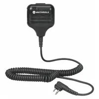 MOTOROLA Speaker Microphone: Fits Motorola, For CLS/DLR/DTR/RD/RM/XTN Series, Push To Talk (MPN HKLN4606A)