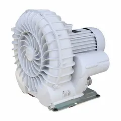 SCHMALZ SB Series vacuum blower with a capacity of 235 m³/hr, 60 mm port size, and 2 in G female connection. Operates on 230/460 V with current ratings of 12.0/6.0/12.7 A. Suitable for industrial material handling, packaging, and automation applications requiring continuous vacuum generation.