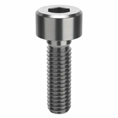AMPG Socket Head Cap Screw: M3x0.50 Thread Size, 10 mm Lg, Std, Plain, Stainless Steel - Metric System Standard Socket Head Cap Screws