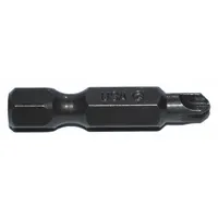 ZEPHYR Power Bit: Power Bit, Imperial, Torq-Set Head, #6 Bit Industry Size, Std, Hex, S2 Steel, 5 PK (MPN TS170-6-5PK)