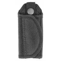HEROS PRIDE Key Holder: Black, Nylon, Ballistic, 4 3/4 in x 58 mm, Snap Closure (MPN 1085)
