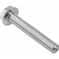 Hygienic Hex Head Screw: Stainless Steel, Fully Threaded, M3, 12 mm Fastener Lg, Grade 316L (MPN K1411.03X12)