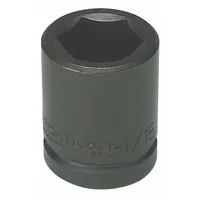 WRIGHT TOOL Impact Socket: 3/4 in Drive Size, SAE, 13/16 in Socket Size, 6-Point, Std, Black Oxide (MPN 6826)