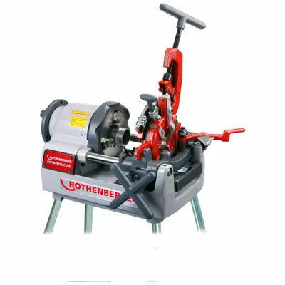 ROTHENBERGER Portable Pipe Threading Machine: Supertronic 4SE, For 1/2 in to 4 in Pipe - Portable Pipe Threading Machines