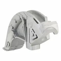 Hand-operated conduit bender head for bending 3/4 in EMT conduit. Constructed of aluminum for lightweight handling. Suitable for manual bending operations in electrical installations.