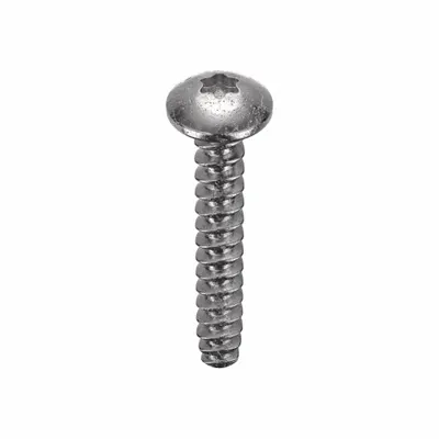 TAMPER PRUF SCREW Thread Forming Screw: #0 Size, 3/8 in Lg, Stainless Steel, Plain, Torx Plus - Pan Head Sheet Metal Screws