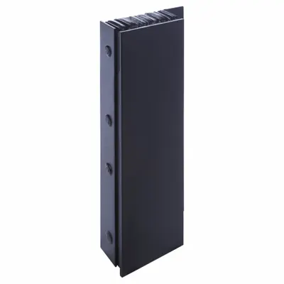 IDEAL WAREHOUSE INNOVATIONS Dock Bumper: Rectangular, 11 in x 24 in x 4 in Bumper, Laminated Rubber - Steel-Face Dock Bumpers