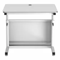 VERSADESK Standing Desk: White, Wood, 36 in Overall Wd, 30 in Overall Dp, 36 in Max Desktop Ht (MPN CTL3630-WW)