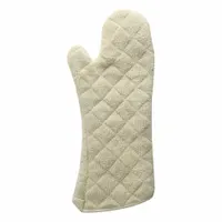 R&R TEXTILE Oven Mitt: 500°F Max Temp, 13 in Overall Lg, Terry, Tan (MPN 1300-13)