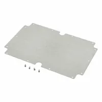 HAMMOND Inner Panel: Back Panel Panel, 11.2 in Overall Ht, 7.28 in Overall Wd, Steel, Galvanized (MPN 1554XPL)