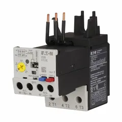 IEC electronic overload relay for motor protection against overcurrent and phase loss. 3-pole unit with 1 normally open and 1 normally closed auxiliary contact. Frame Size B, compatible with XT Mini Contactors of same frame size. No thermal units required.