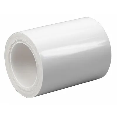 3M Sealing Tape: 4 in Wd, 5 yd Lg, 9.5 mil Thick, White, Polyethylene Film - Preservation Sealing Tape