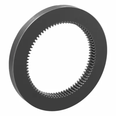 KHK GEARS Internal Ring Gear: Module m 0.8, 80 Teeth, 64 mm Pitch Dia - Metric Internal Gears