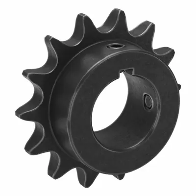 TSUBAKI Single Strand Sprocket: 50, For 5/8 in Chain Pitch, 1 1/4 in Bore Dia, 14 Teeth - Size 50 Fixed-Bore Roller Chain Sprockets