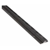 NATIONAL GUARD Door Sweep: Brush Insert, Aluminum, 48 in Lg, 1 5/8 in Wd, Aluminum (MPN 600DKB-48)
