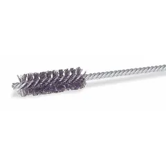 This heavy-cleaning brush is designed for carbon steel surfaces. It features a double-stem construction for stability during aggressive brushing. Typical applications include removing rust, scale, and weld slag from tubes and pipes in industrial maintenance and fabrication.