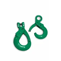 CAMPBELL Self-Locking Hook: 8,800 lb Working Load Limit, 100 Hook Grade, Alloy Steel, Eye, Painted (MPN 5648695)