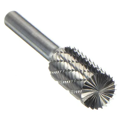 OEM APPROVED VENDOR Double-Cut End-Cut Cylinder Bur, SB-42, 3/32" x 7/16" Head - Double-Cut End-Cut Cylinder Burs