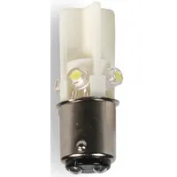 EDWARDS SIGNALING Compact LED Bulb: LED, Double Contact Bayonet (BA15d), (T) Tubular, T3-1/4, White (MPN 270LEDW12V)