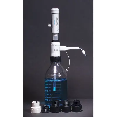 UNITED Bottle Top Dispenser: 2.5 mL Volume Capacity - mL, 0.25 mL – 2.5 mL - Bottle Top Dispensers