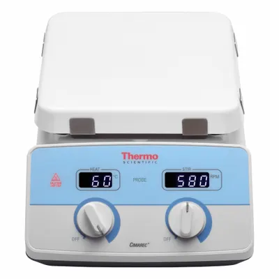 THERMO SCIENTIFIC Hot Plate Stirrer: US Std Plug Type, 1 Positions, 10 1/4 in Plate Wd - Single-Position Hot Plate Stirrers