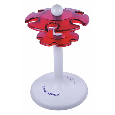 WHEATON Pipette Stand: Plastic, 8 11/16 in Overall Ht, Rotates 360° - Pipette Stands & Racks