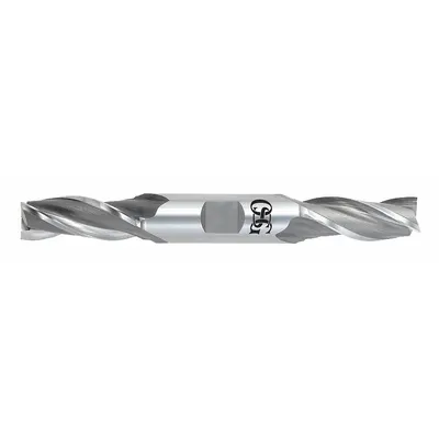 OSG Square End Mill: Cobalt, Double End, 3 Flute, 1/4" Mill Dia, 5/8" LOC - Double-End Cobalt Square End Mills