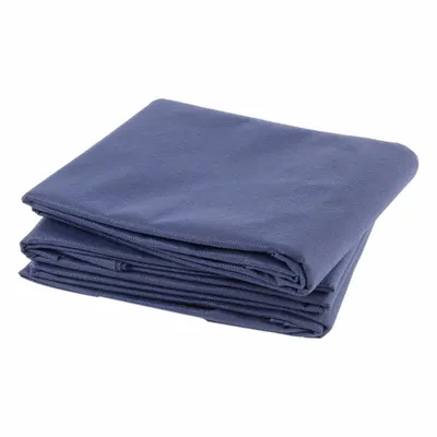 MEDSOURCE Cot Sheet: Full, 84 in Overall Lg, 40 in Overall Wd, Light Blue - Disposable Sheets