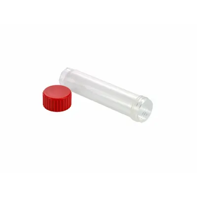 OEM 10 mL Transport Vials with Caps: Transport - Plastic Lab Vials