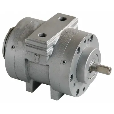 SPEEDAIRE Air Motor: 2.5 hp, 78.75 in-lb Torque, 3,000 RPM, 68 cfm, Foot/Hub, 1/2 in NPT - Oilless Rotary Vane Air Motors