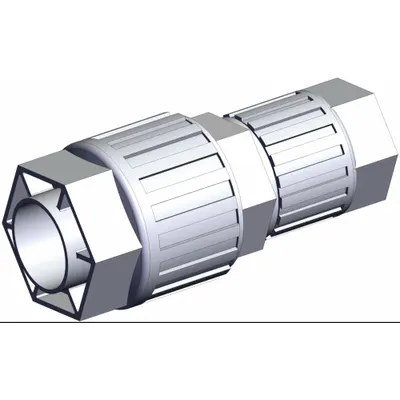 SMC High Purity Tube Fitting: 1 in OD x 3/4 in OD Size, Compression x Compression - PFA Compression Tube Fittings