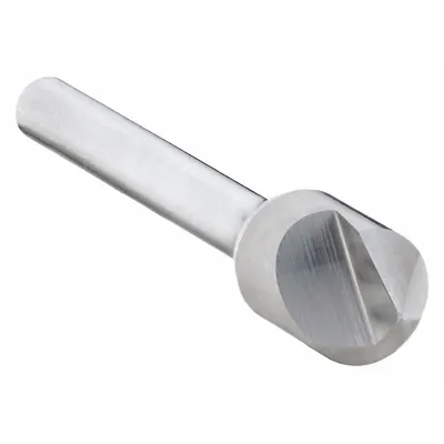 KEO Countersink: 90°, 1 Flute, 1/2 in Body Dia - Fast-Cutting Single-Flute Countersinks