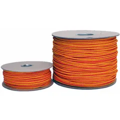 This heat- and water-resistant dynamic rope is constructed from polyethylene with a 5/32 in diameter and a working load limit of 650 lb. Suitable for rigging, climbing, and rescue operations where resistance to heat and moisture is required.