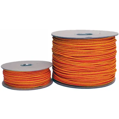 ALL GEAR Rigging and Climbing Rope: Braid, 5/32 in Dia, 650 lb Working Load Limit - Heat- & Water-Resistant Rope