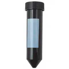 APPROVED VENDOR 50 mL Polypropylene Centrifuge Tube, Conical Bottom, Black, with Closure (229433)