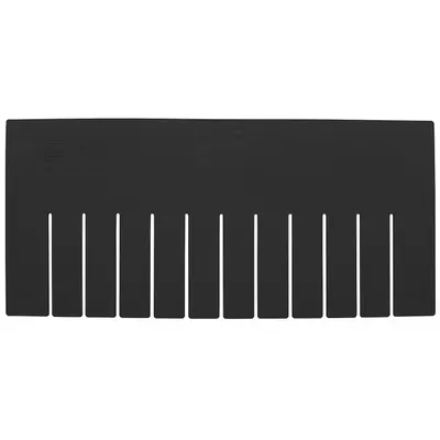 QUANTUM STORAGE SYSTEMS Divider: 15 3/4 in x 7 1/4 in, Plastic, Conductive, 2TB34 - ESD Divider Box Dividers