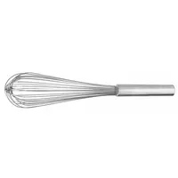 CRESTWARE Whip: 14 in Overall Lg, Stainless Steel Handle, Silver Handle, Silver (MPN PW14)