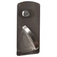 SCHLAGE Door Lockset: Office Lever Locksets, Stainless Steel, ADA Compliant, Ligature-Resistant (MPN L9050P HSLR 630 LH)