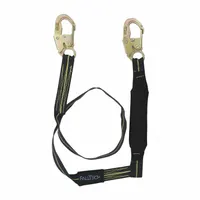 FALLTECH Shock-Absorbing Lanyard: Shock Pack, Steel Snap Hook, Steel Snap Hook, 310 lb Capacity (MPN 8242)