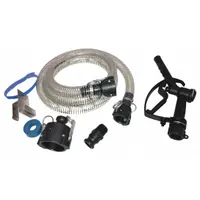 ACTION PUMP Discharge Hose Kit: 1 in FNPT, 1 in Male Camlock, 8 ft Hose Lg, 1 in Hose Inside Dia. (MPN IBC-HK-8P2C)