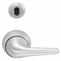 SCHLAGE Door Lockset: Storeroom Lever Locksets, Stainless Steel, ADA Compliant, Ligature-Resistant (MPN L9465BD SL1 630)