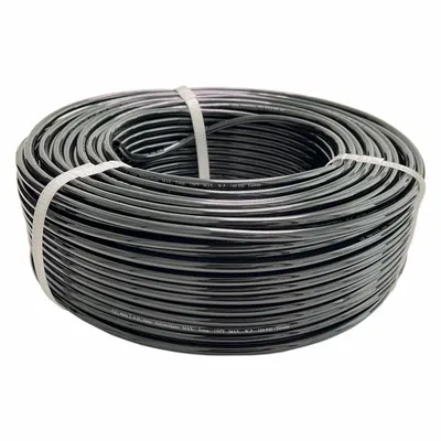 OEM Standard Polyurethane Tubing, 4 mm ID x 6 mm OD, 250 ft Length, Black