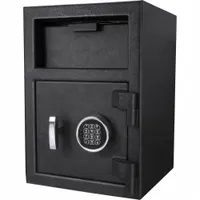 Depository Safe: Digital Combo Lock, 1.03 cu ft Capacity, Steel, 14 in H x 20 in W x 14 in D (MPN AX12588)