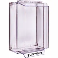 SAFETY TECHNOLOGY INTERNATIONAL Universal Stopper Cover: Polycarbonate, 3 5/16 in Overall Dp (MPN STI-14200NC)