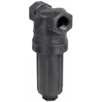BANJO Inline Strainer: Polypropylene, 1 1/4 in, NPT, Mesh, 0.0117 in Screen Size, 11 1/2 in Ht, EPDM (MPN LST125-50)