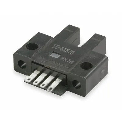 OMRON Photoelectric Sensor: Built-in Connector, 5-24V DC - U-Slot Sensors