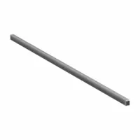 Gear Rack: Rectangular, Machined Ends, Module m 2, 1000 mm Lg., Black Oxide Coated Carbon Steel (MPN SRF2-1000)