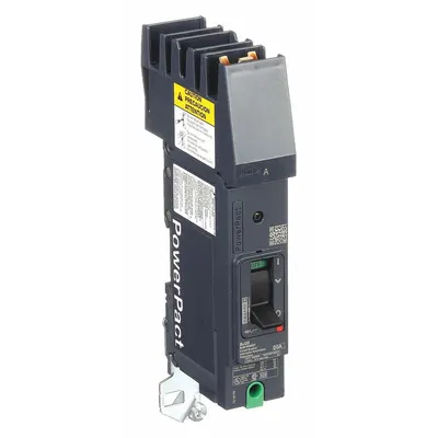 SQUARE D Molded Case Circuit Breaker: 20 A Amps, 100kA at 120/240V AC, Fixed, A - B-Frame Square D Molded Case Circuit Breakers